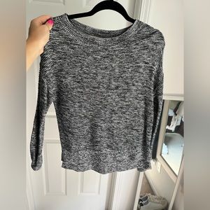 Long sleeve. Grayish blue and white size M